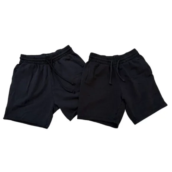 H&M and Divided Black Drawstring Sweat Shorts Size Small - Picture 2 of 8